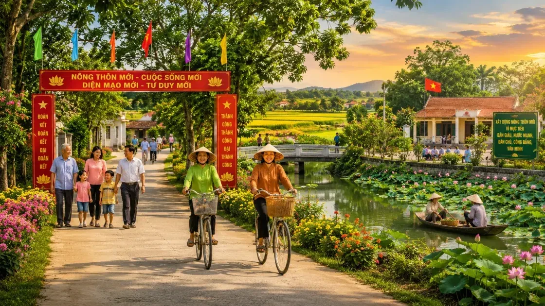 Nông thôn hạnh phúc - từ triết lý đến hành động