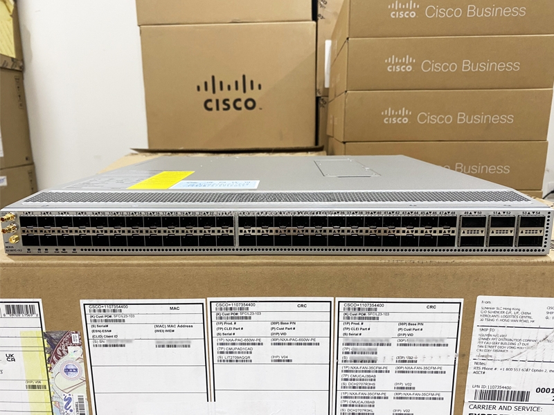 Nexus Cisco N9K-C93180YC-FX3 48P SFP, 6P QSFP28